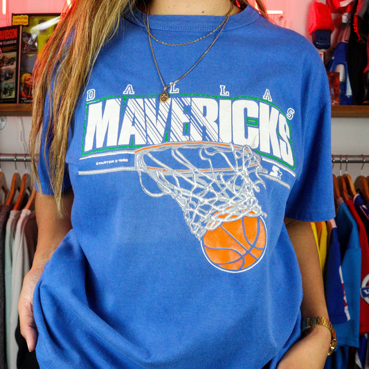 1988 Starter Dallas Mavericks T-Shirt (XL)