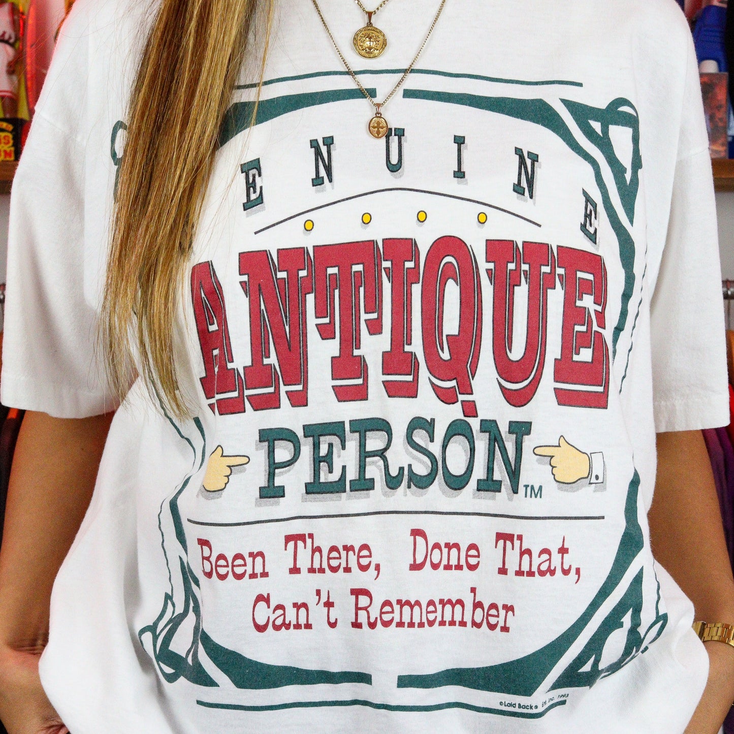 1993 Antique Person T-Shirt (XL)