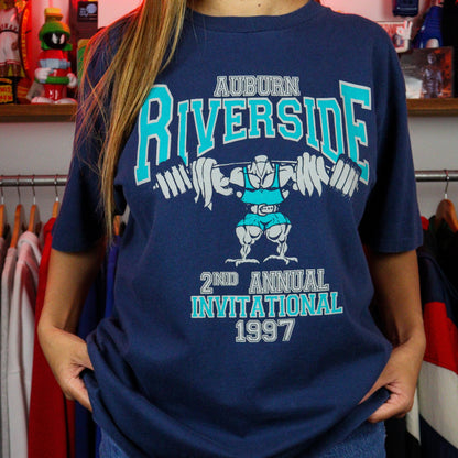 1997 Auburn Riverside Invitational Graphic T-Shirt (L)