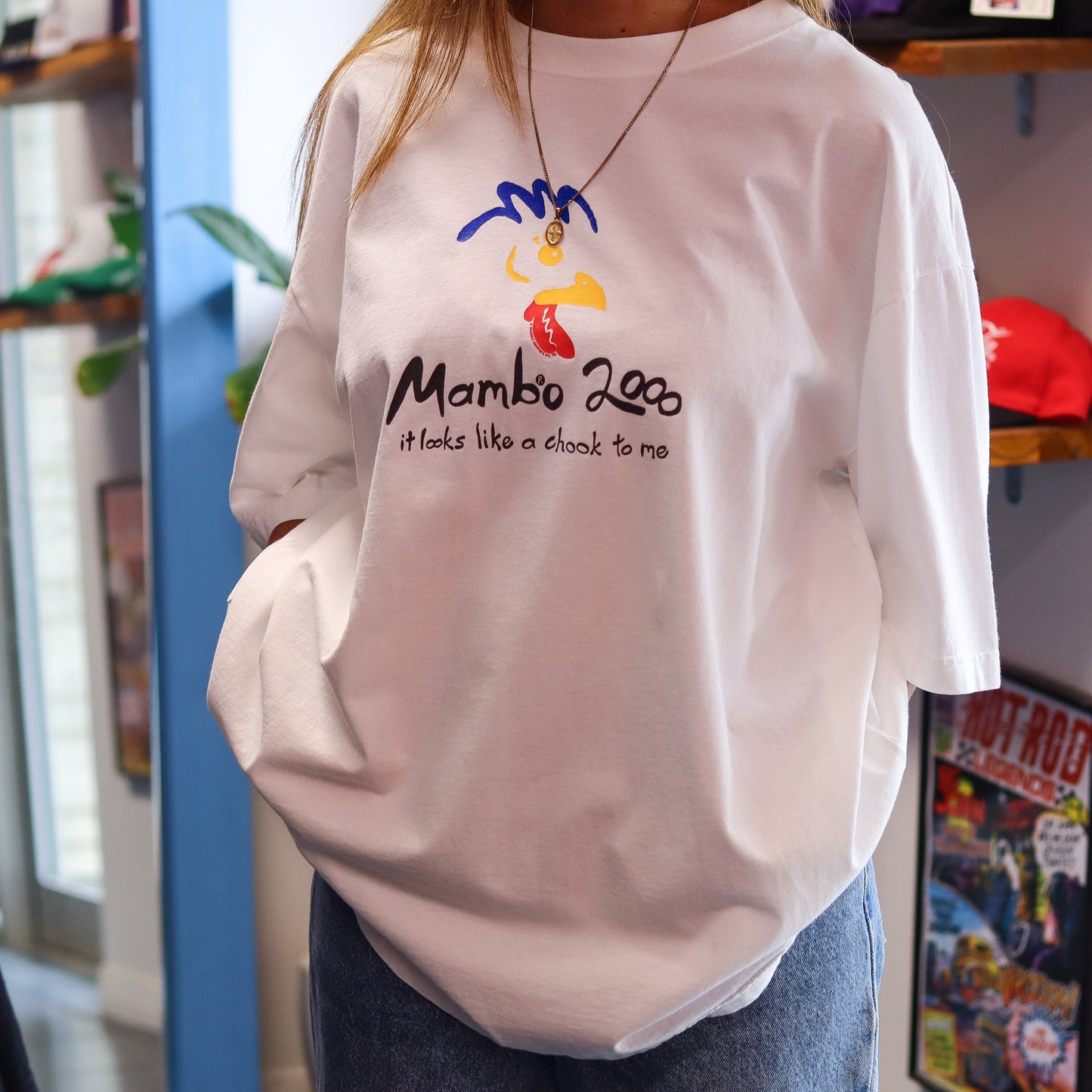 1998 Mambo 2000 Looks Like A Chook To Me T-Shirt (XL)