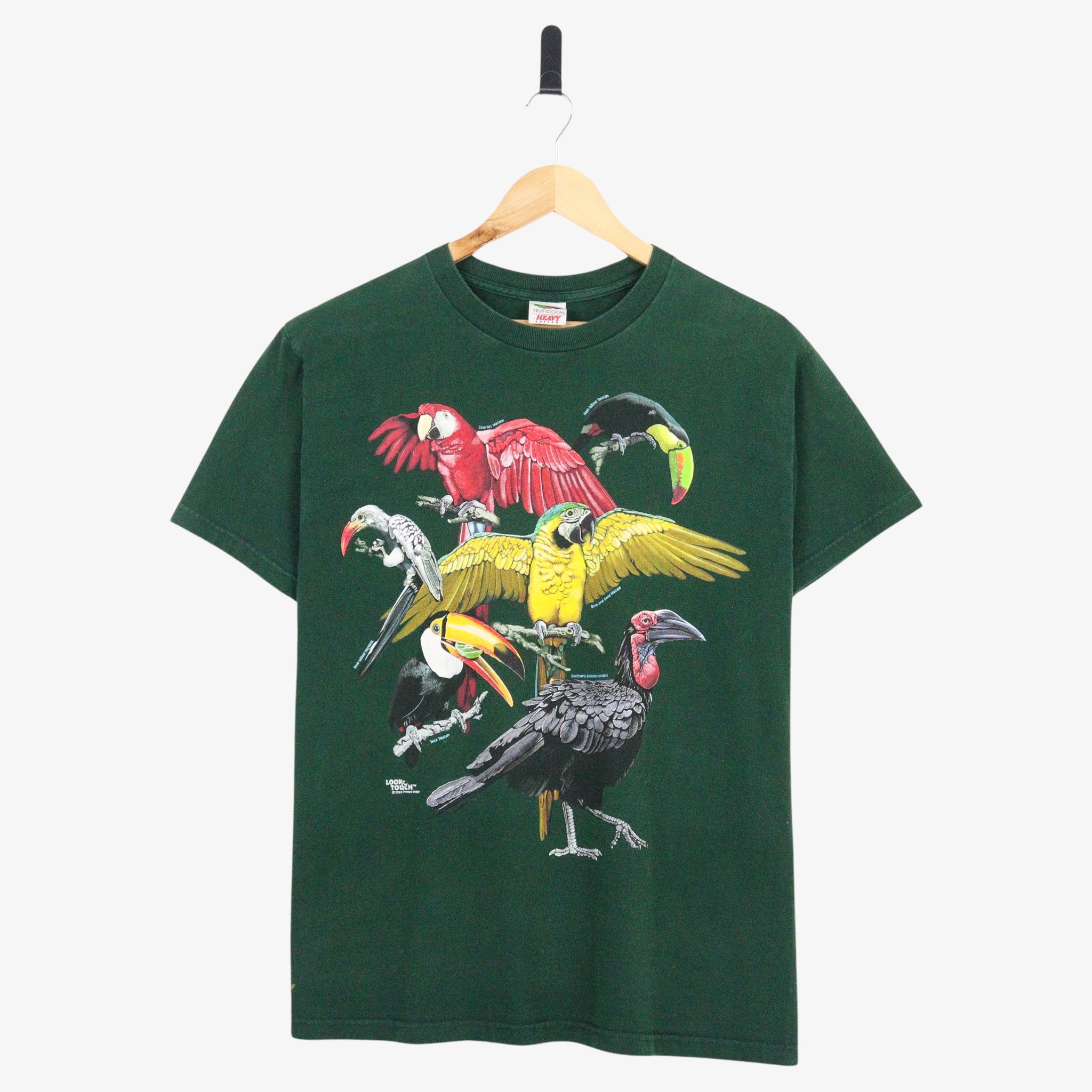 2002 Look & Touch Bird Graphic SS-Tee (M)