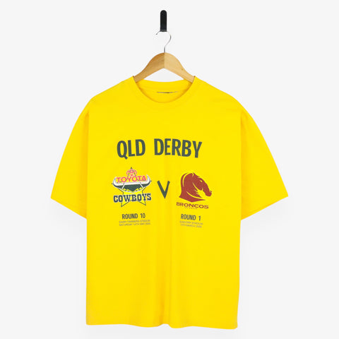 2005 QLD Derby Cowboys VS Broncos SS-Tee (L)
