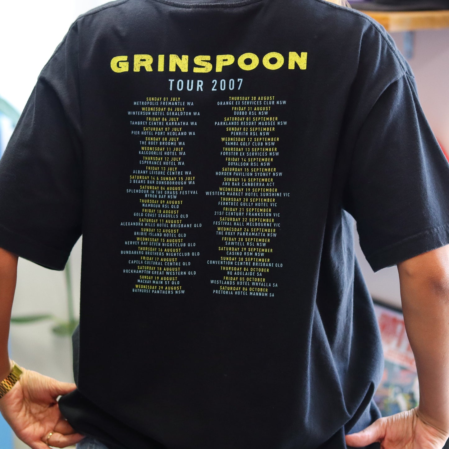 2007 Grinspoon Tour T-Shirt (XL)