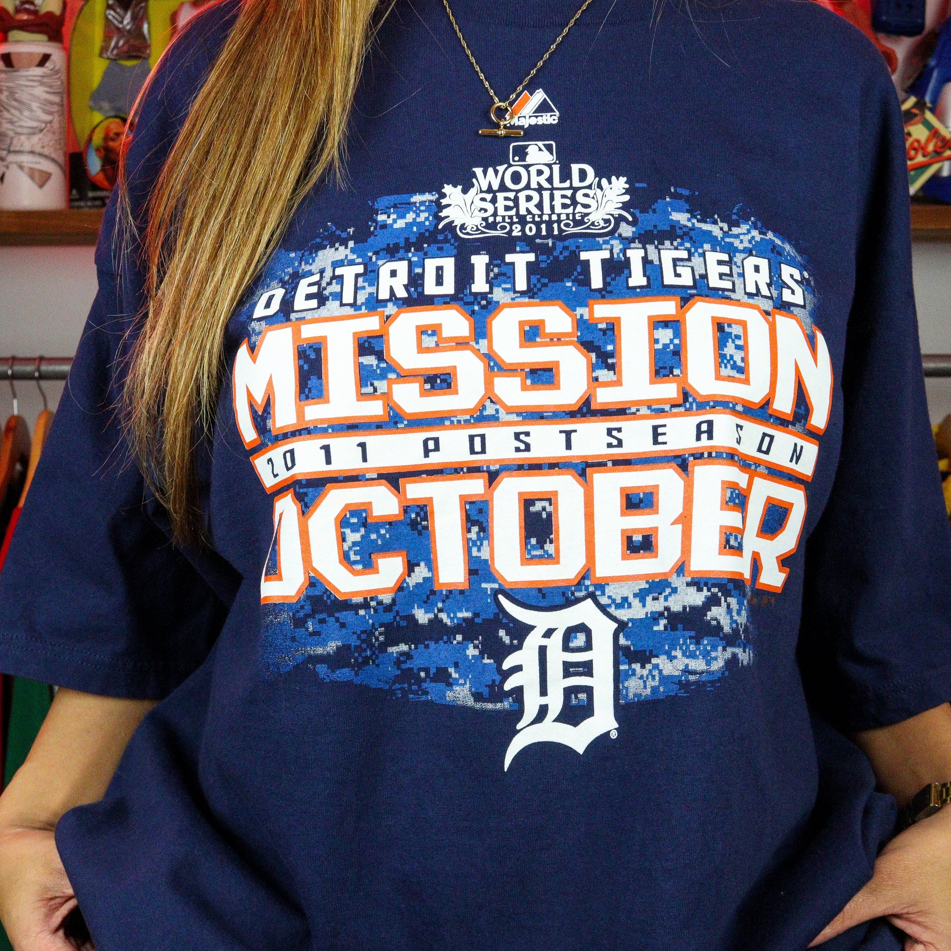 2011 MLB Detroit Tigers Mission October T-Shirt (XXL)