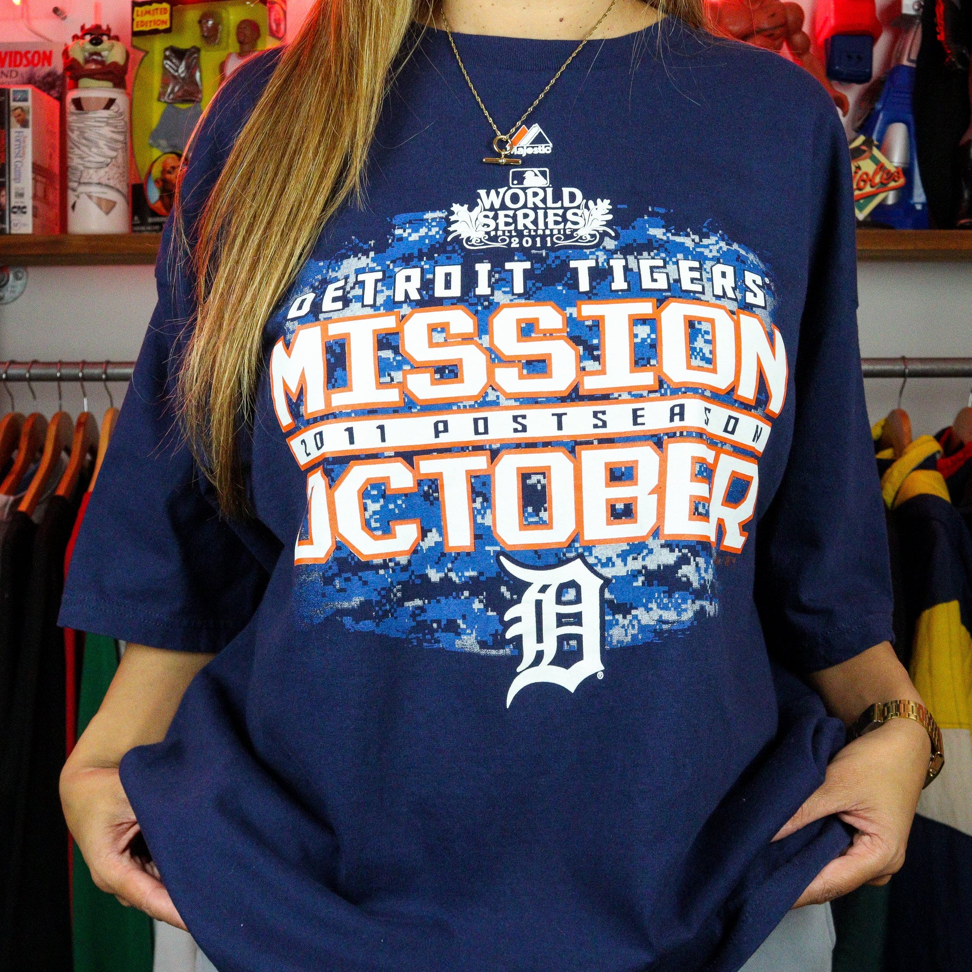 2011 MLB Detroit Tigers Mission October T-Shirt (XXL)