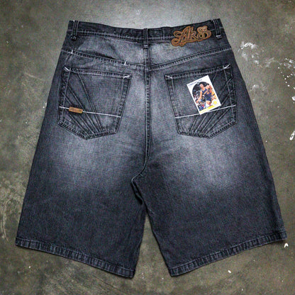 Akademiks Denim Shorts (34)