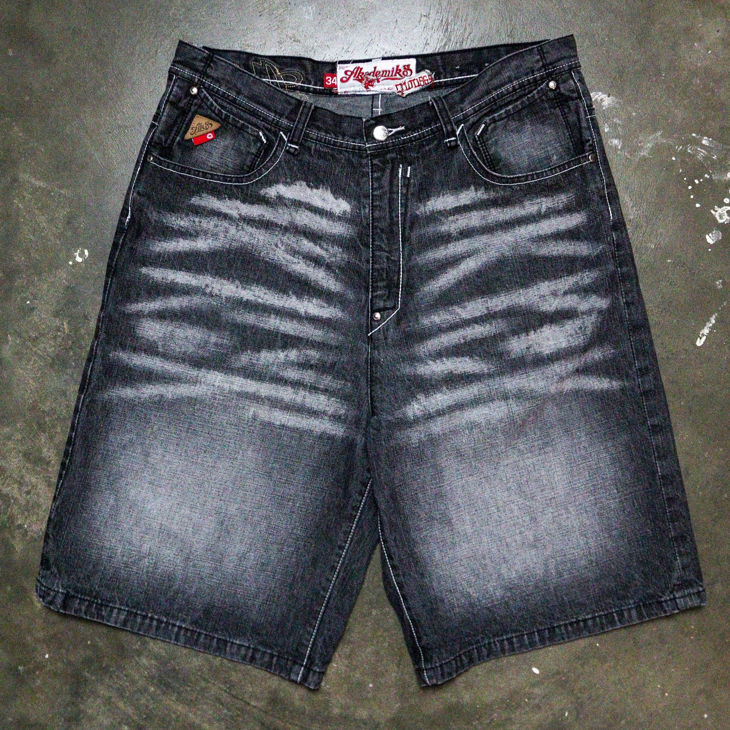 Akademiks Denim Shorts (34)