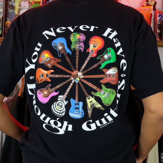 Never Have Enough Guitars Graphic T-Shirt (M)