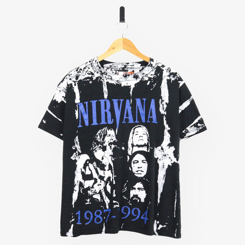 Nirvana AOP Paint Reprint SS-Tee (M)
