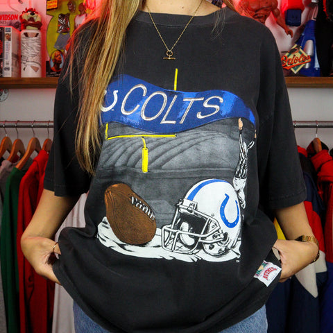 Nutmeg NFL Indianapolis Colts Emb Graphic T-Shirt (XL)