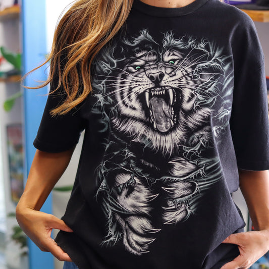 OzRock Glow Tiger T-Shirt (XL)