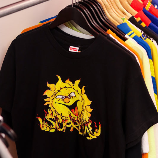 Supreme Sun T-Shirt (M) - FW20T19 Black