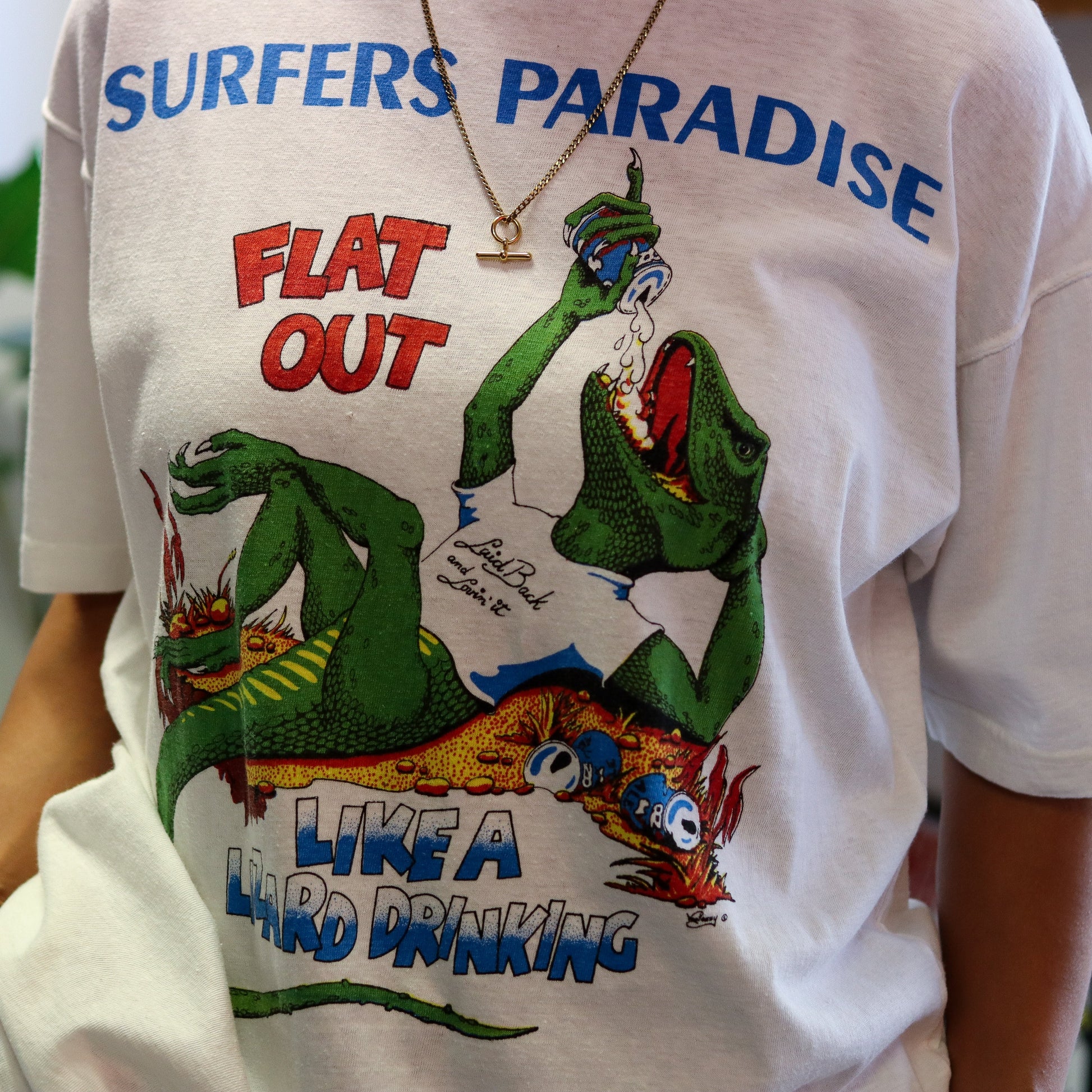 Surfers Paradise Flat Lizard T-Shirt (XL)