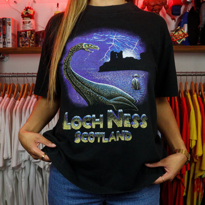 Vintage Loch Ness Scotland T-Shirt (L)