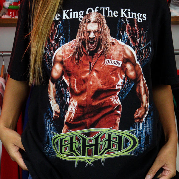 WWF Triple H King Of Kings Graphic T-Shirt (XL)