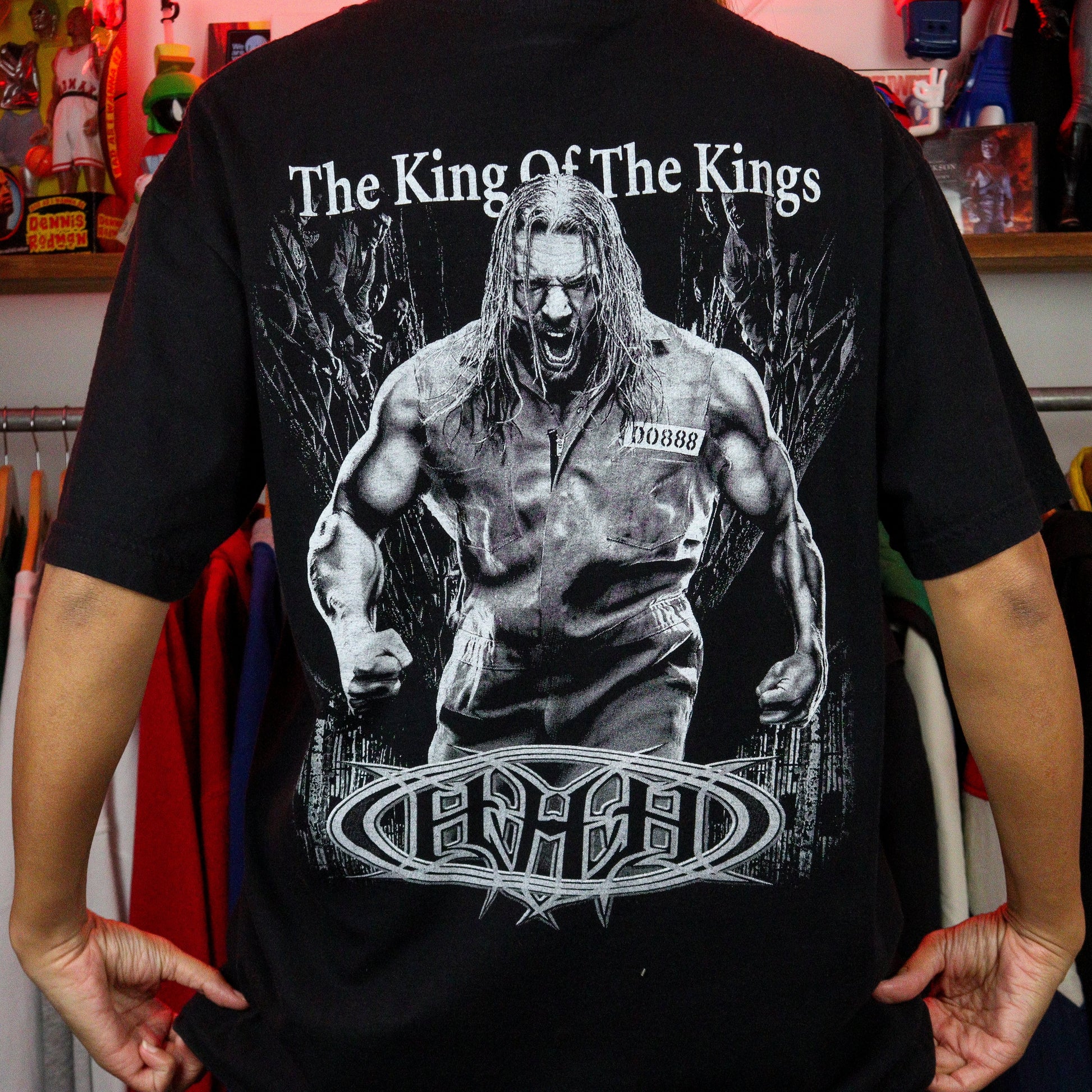 WWF Triple H King Of Kings Graphic T-Shirt (XL)