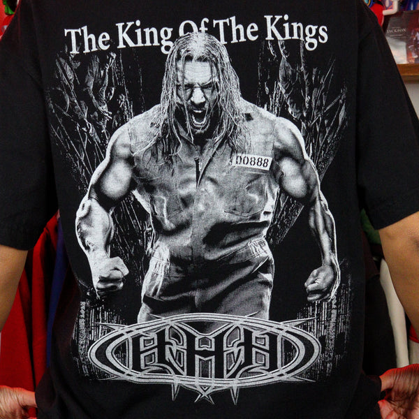 WWF Triple H King Of Kings Graphic T-Shirt (XL)
