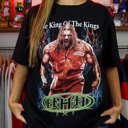 WWF Triple H King Of Kings Graphic T-Shirt (XL)